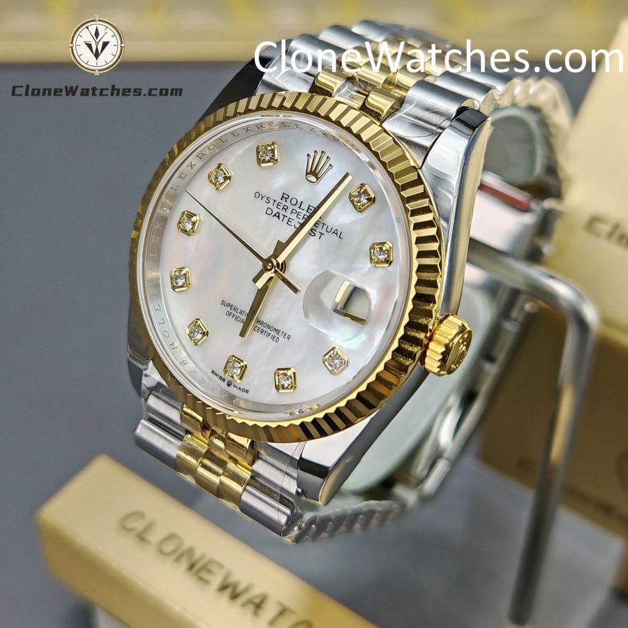 Rolex Super Clone Watch 1:1 DateJust m126233-0023 Mother-of-pearl Dial Jubilee 36MM 3235 Movement - Image 2