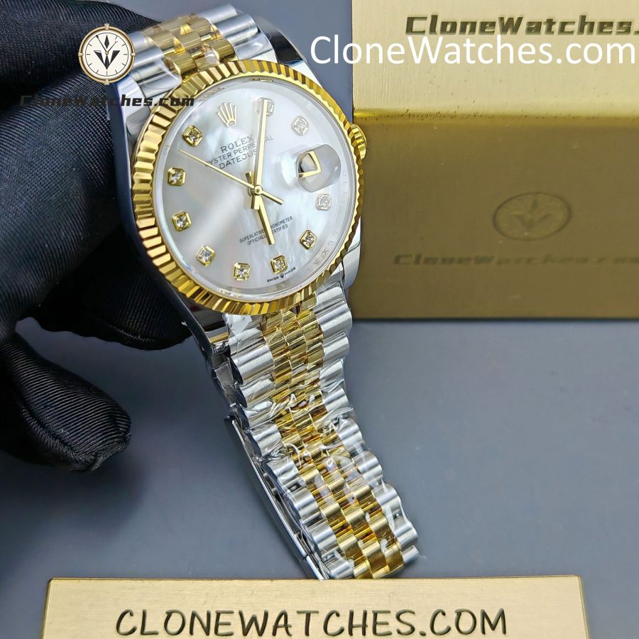 Rolex Super Clone Watch 1:1 DateJust m126233-0023 Mother-of-pearl Dial Jubilee 36MM 3235 Movement - Image 3
