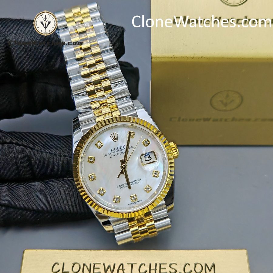 Rolex Super Clone Watch 1:1 DateJust m126233-0023 Mother-of-pearl Dial Jubilee 36MM 3235 Movement - Image 5