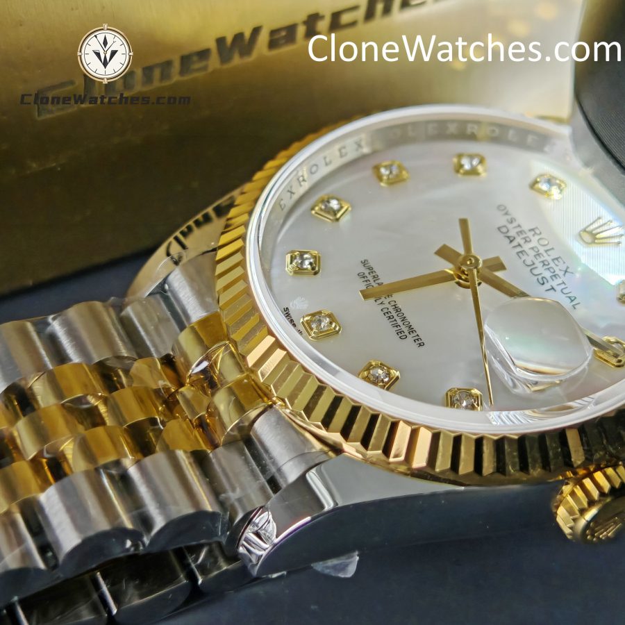 Rolex Super Clone Watch 1:1 DateJust m126233-0023 Mother-of-pearl Dial Jubilee 36MM 3235 Movement - Image 7