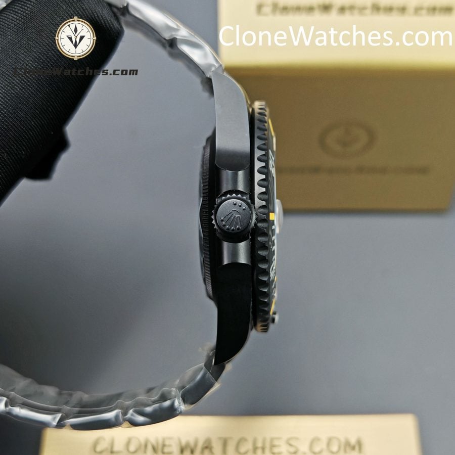 Modified Super Clone Watches 1:1 DiW Rolex Submariner Carbon fiber Gradient Orange Dial 3235 Movement 41mm - Image 9