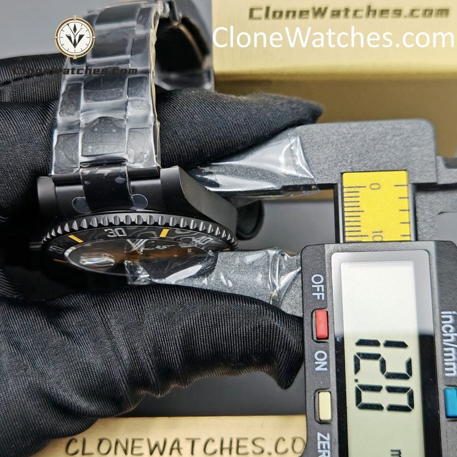 Modified Super Clone Watches 1:1 DiW Rolex Submariner Carbon fiber Gradient Orange Dial 3235 Movement 41mm - Image 16