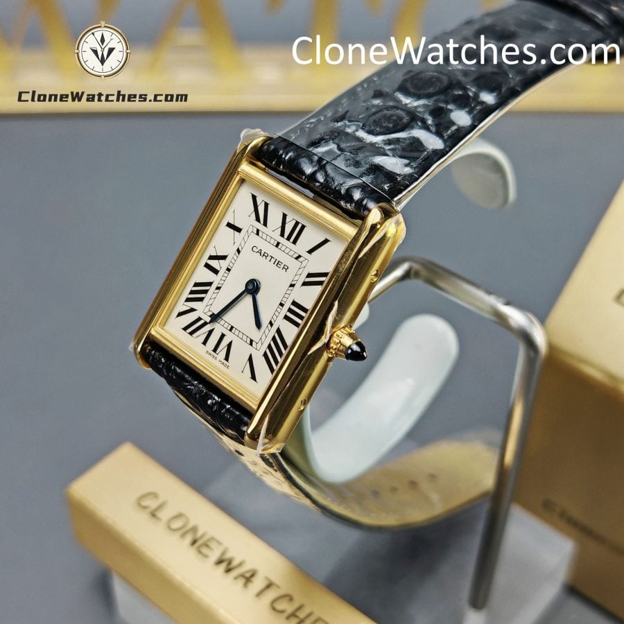 Cartier Super Clone Watches 1:1 Tank White Dial 33.7*25.5MM WGTA0067 - Image 2