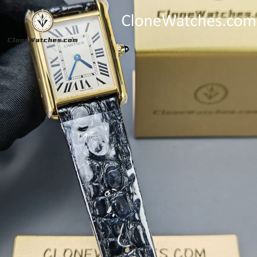Cartier Super Clone Watches 1:1 Tank White Dial 33.7*25.5MM WGTA0067 - Image 3