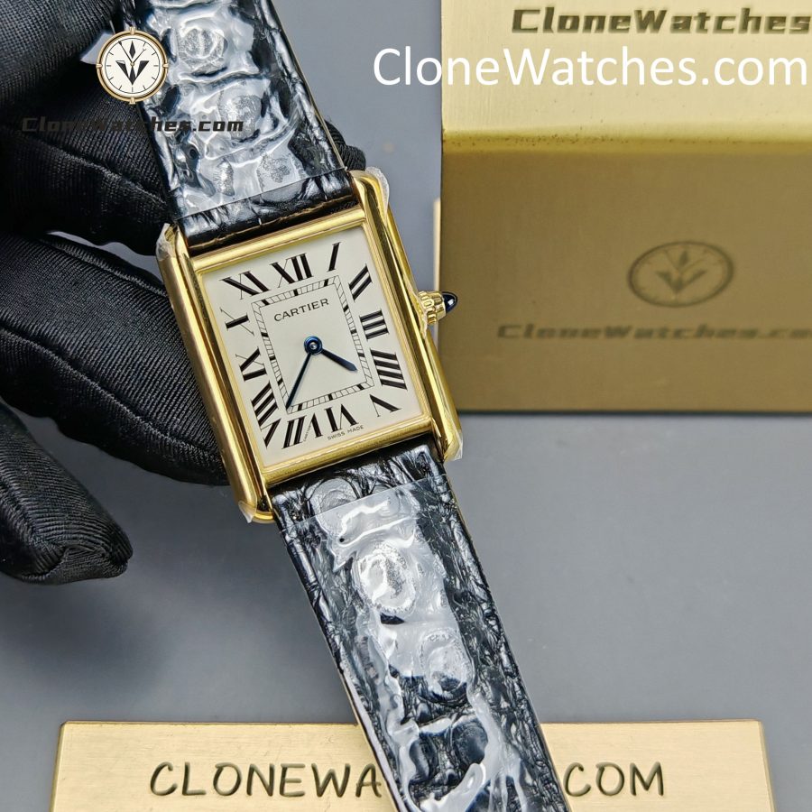 Cartier Super Clone Watches 1:1 Tank White Dial 33.7*25.5MM WGTA0067 - Image 5