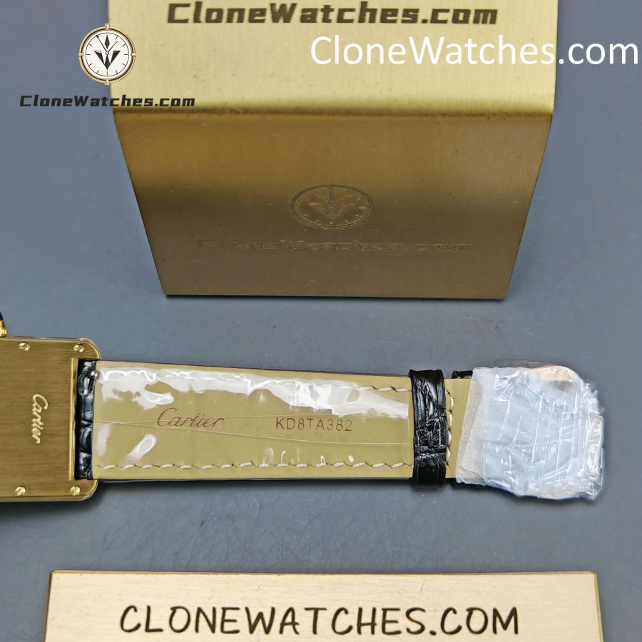 Cartier Super Clone Watches 1:1 Tank White Dial 33.7*25.5MM WGTA0067 - Image 9