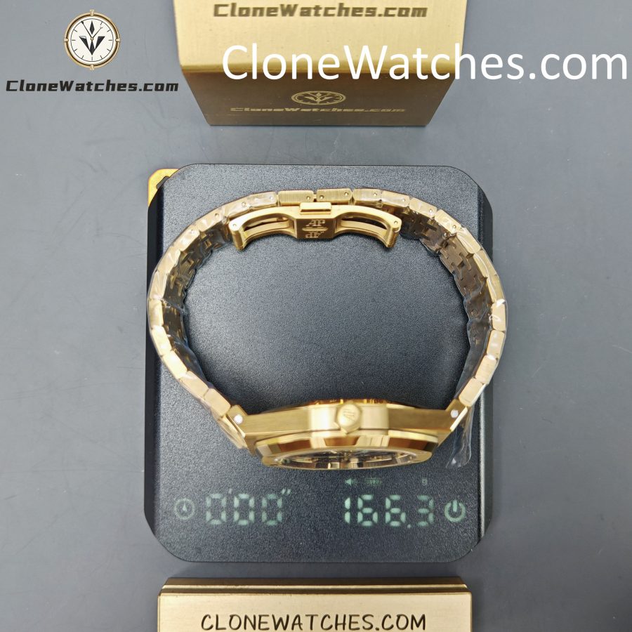 Audemars Piguet Super Clone Watches 1:1 Royal Oak 18K Gold 15407 Skeleton Dial - Image 16