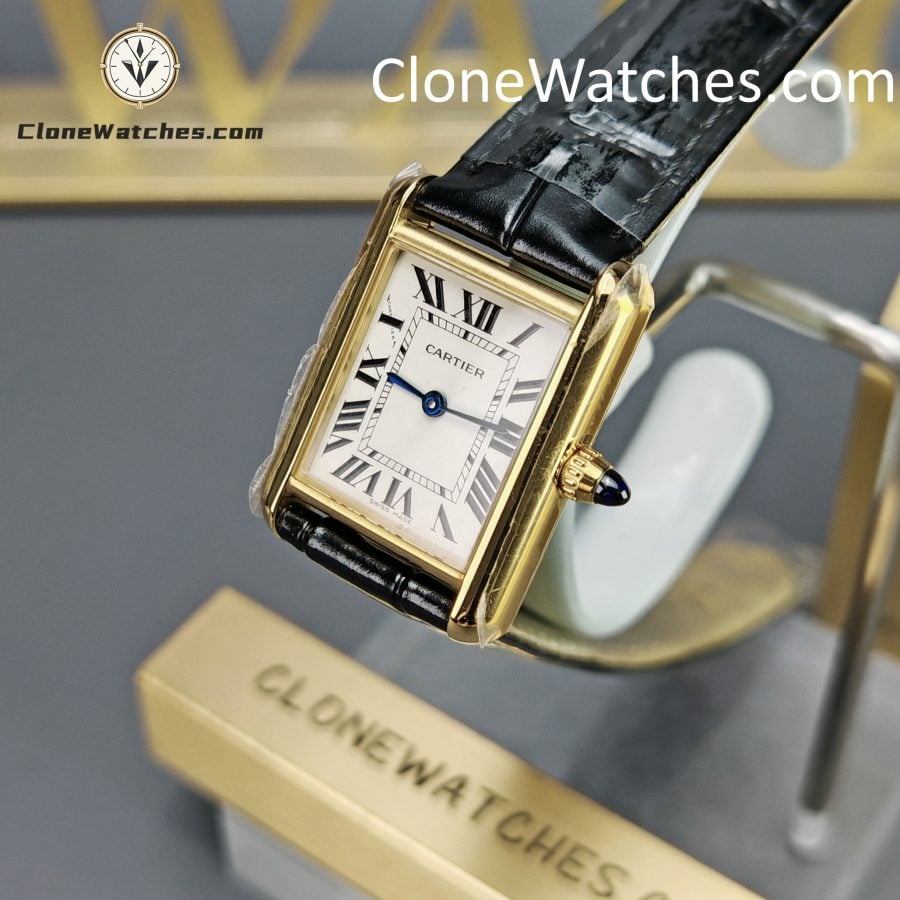 Cartier Super Clone Watches 1:1 Tank Louis Small model quartz movement 29.5 x 22MM WGTA0342 - Image 2