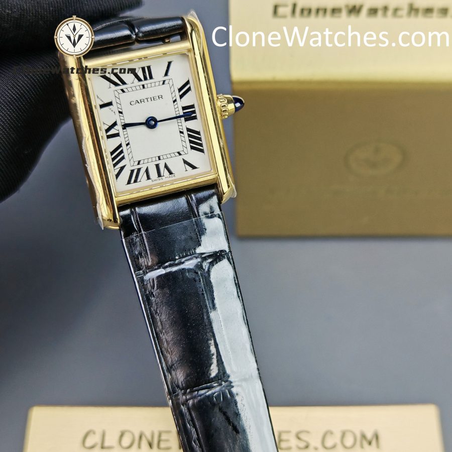 Cartier Super Clone Watches 1:1 Tank Louis Small model quartz movement 29.5 x 22MM WGTA0342 - Image 3