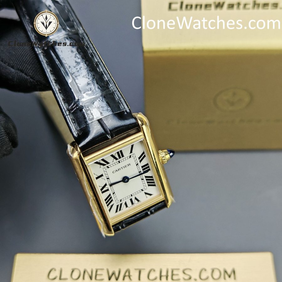 Cartier Super Clone Watches 1:1 Tank Louis Small model quartz movement 29.5 x 22MM WGTA0342 - Image 5