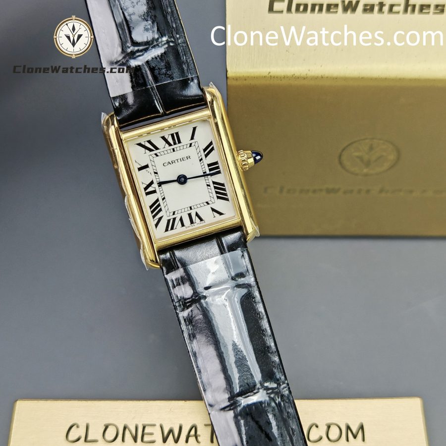 Cartier Super Clone Watches 1:1 Tank Louis Small model quartz movement 29.5 x 22MM WGTA0342 - Image 4