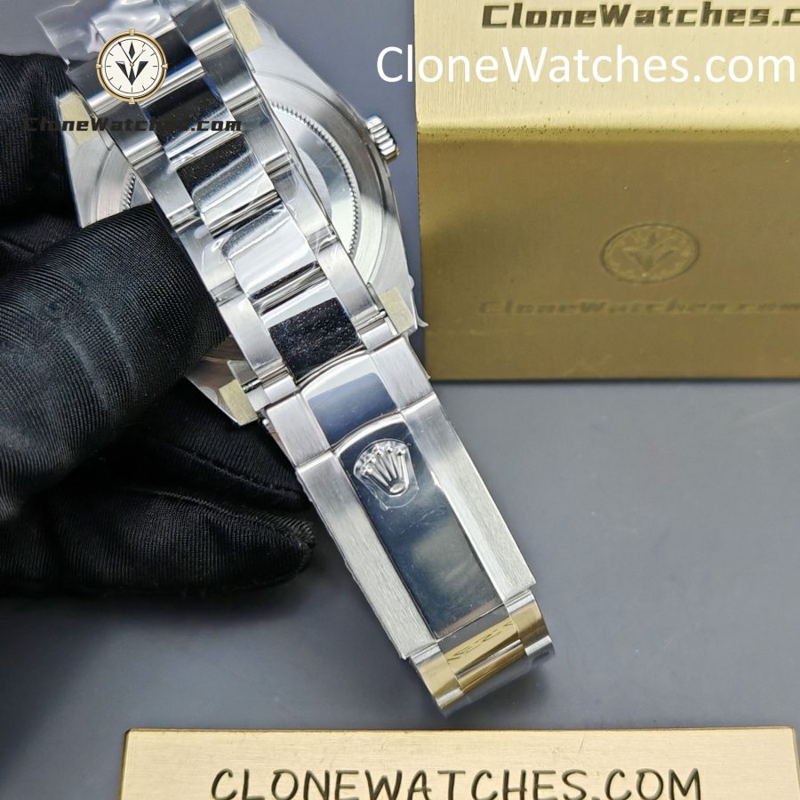 Rolex Super Clone Watches 1:1 DateJust Grey Roman Dial m126334-0021 Oyster 41MM 3235 Movement - Image 15