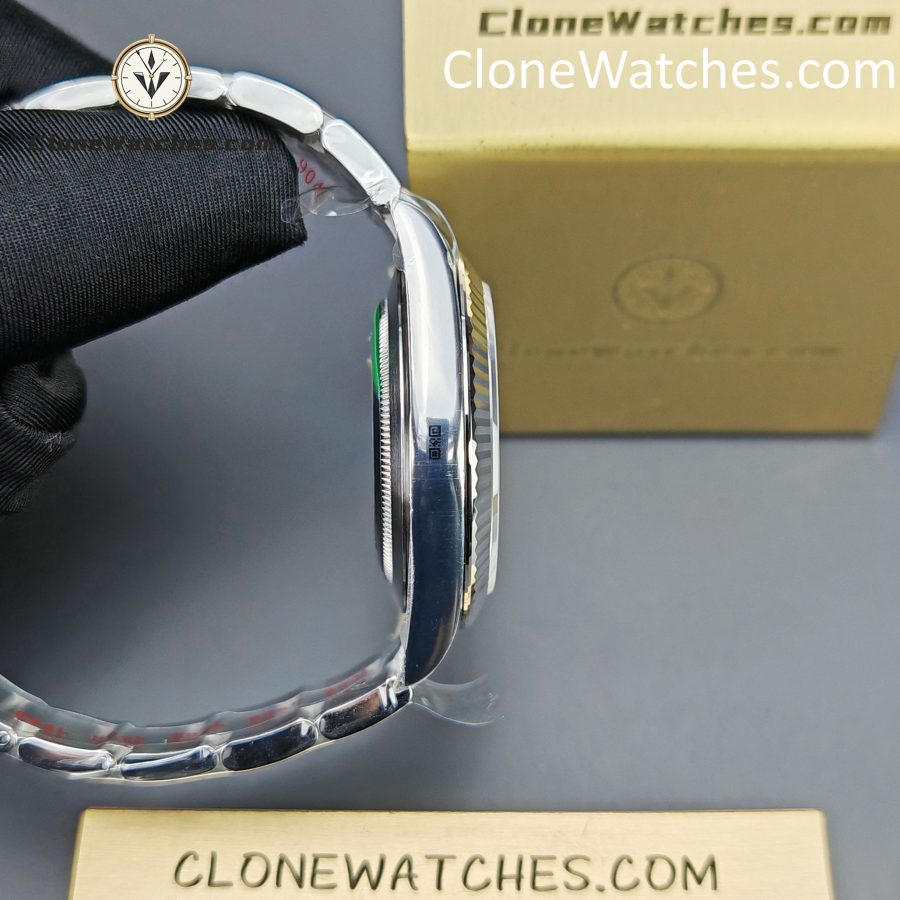 Rolex Super Clone Watches 1:1 DateJust Grey Roman Dial m126334-0021 Oyster 41MM 3235 Movement - Image 9