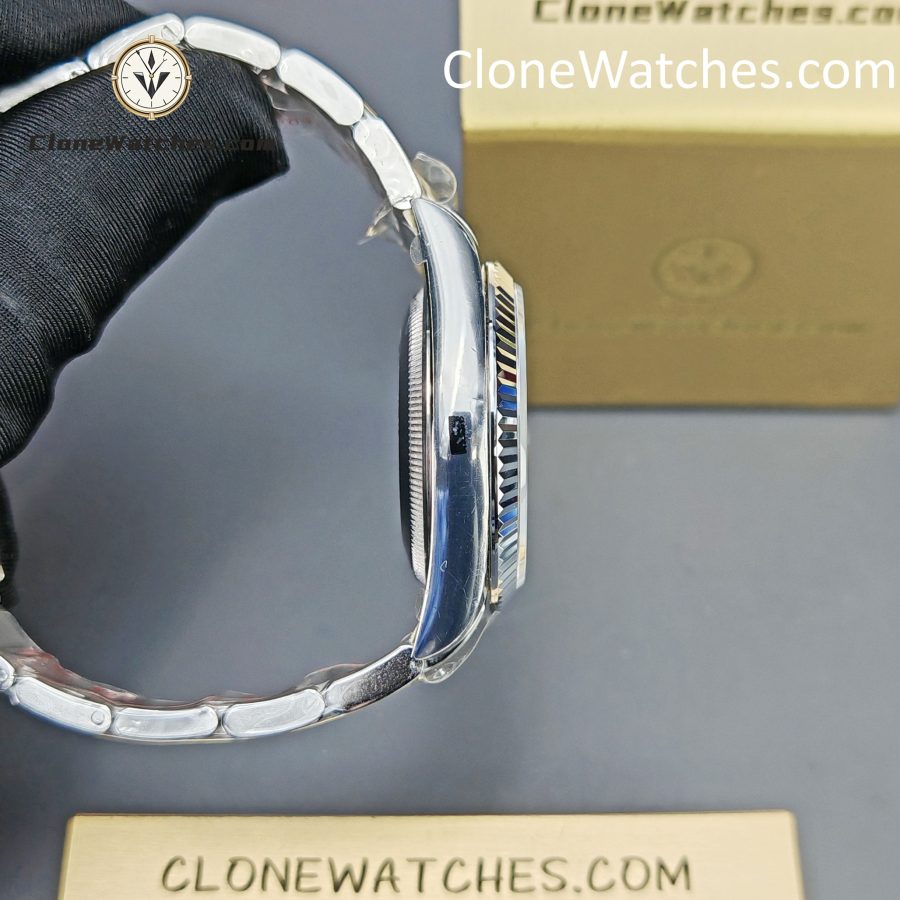 Rolex Super Clone Watches 1:1 DateJust Black Diamond Dial m126234-0028 Oyster 36MM 3235 Movement - Image 9