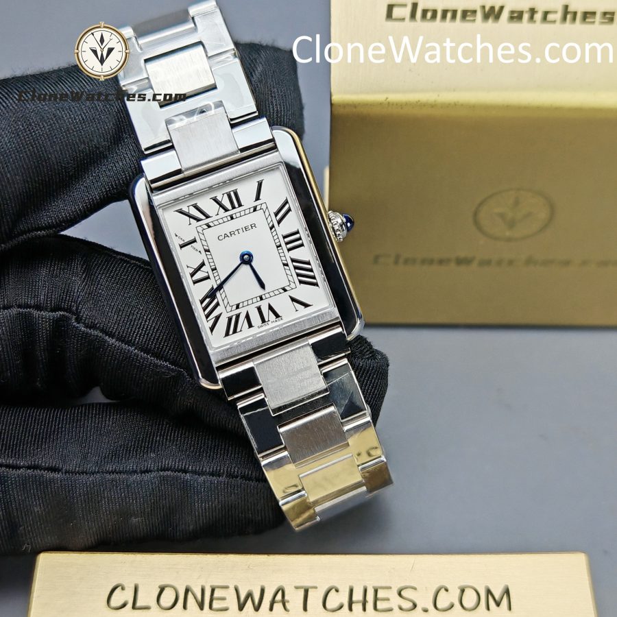 Cartier Super Clone Watches 1:1 Tank Solo Small Model quartz movement 31 x 24.4MM WGTA0342 - Image 4