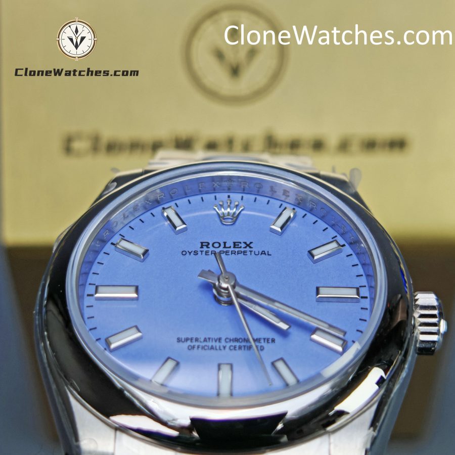 Rolex Super Clone Watches 1:1 Oyster Perpetual Purple Dial 277200-0014 31mm 2232 Movement - Image 7