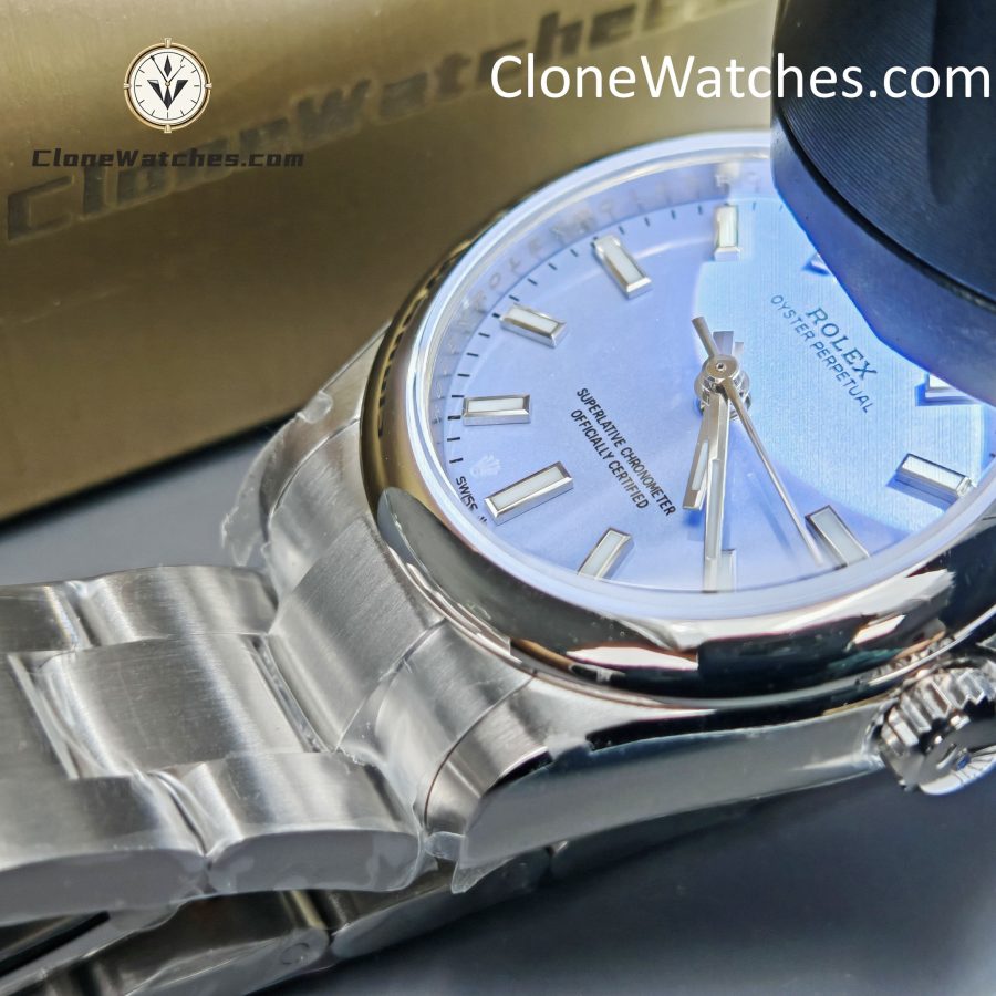 Rolex Super Clone Watches 1:1 Oyster Perpetual Purple Dial 277200-0014 31mm 2232 Movement - Image 8