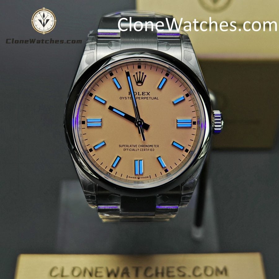 Rolex Super Clone Watches 1:1 Oyster Perpetual Yellow Dial 36mm M126000-0012 3230 Movement - Image 2