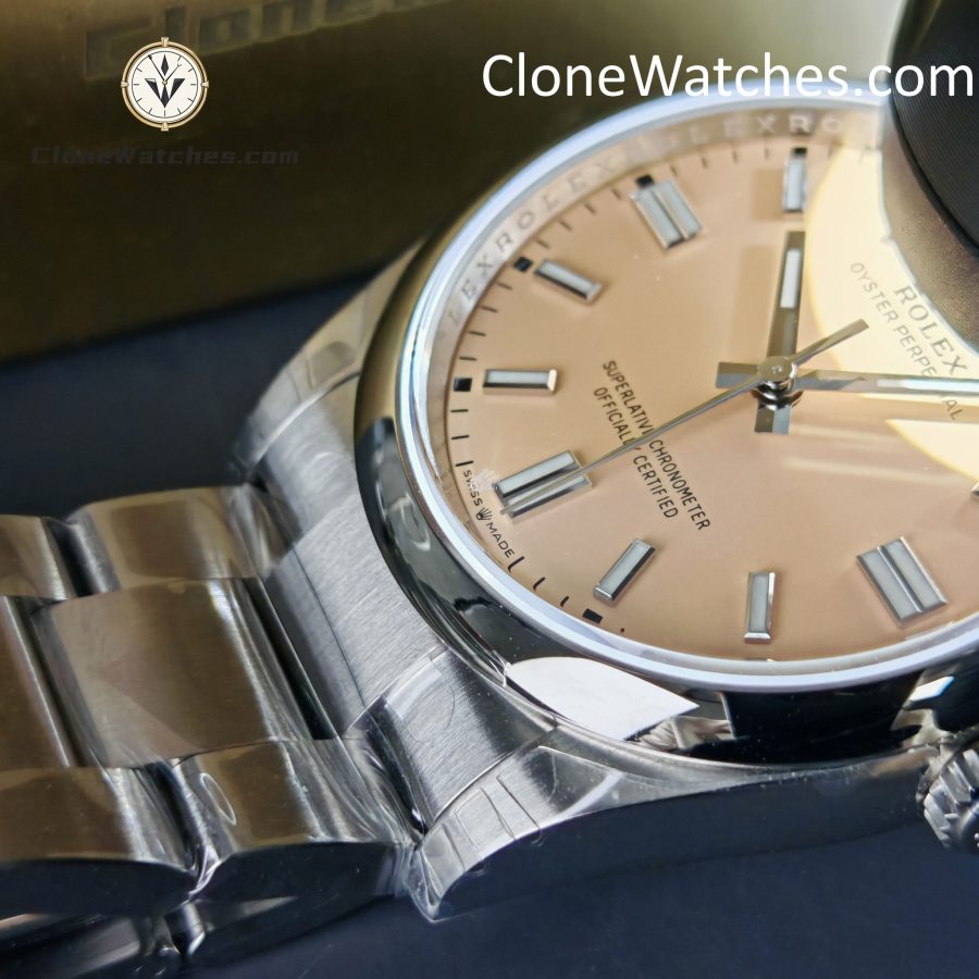 Rolex Super Clone Watches 1:1 Oyster Perpetual Yellow Dial 36mm M126000-0012 3230 Movement - Image 7