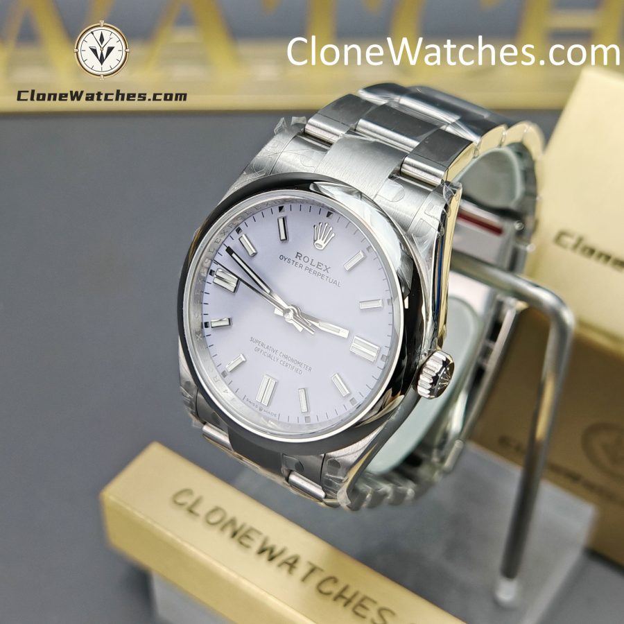 Rolex Super Clone Watches 1:1 Oyster Perpetual Purple Dial 36mm 126000-0013 3230 Movement - Image 3