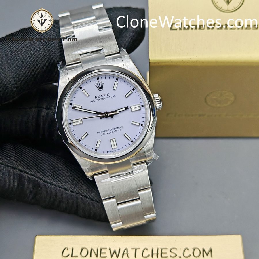 Rolex Super Clone Watches 1:1 Oyster Perpetual Purple Dial 36mm 126000-0013 3230 Movement - Image 5