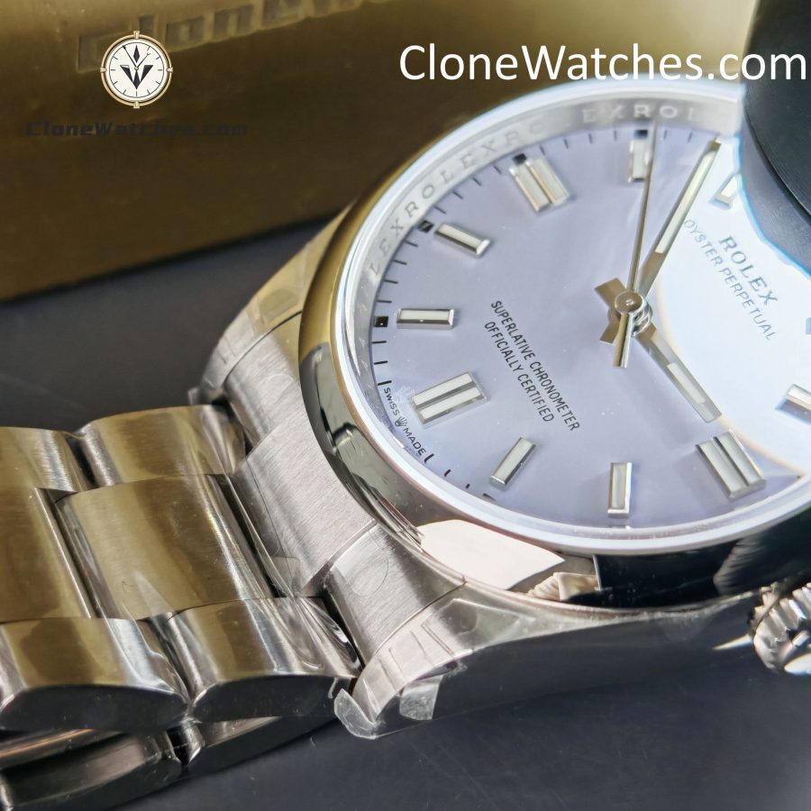 Rolex Super Clone Watches 1:1 Oyster Perpetual Purple Dial 36mm 126000-0013 3230 Movement - Image 8