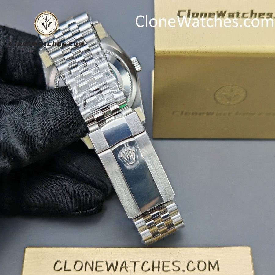 Rolex Super Clone Watches 1:1 DateJust Grey Roman Dial Jubilee 36MM m126234-0045 3235 Movement - Image 15
