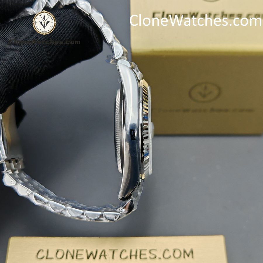 Rolex Super Clone Watches 1:1 DateJust Grey Roman Dial Jubilee 36MM m126234-0045 3235 Movement - Image 10