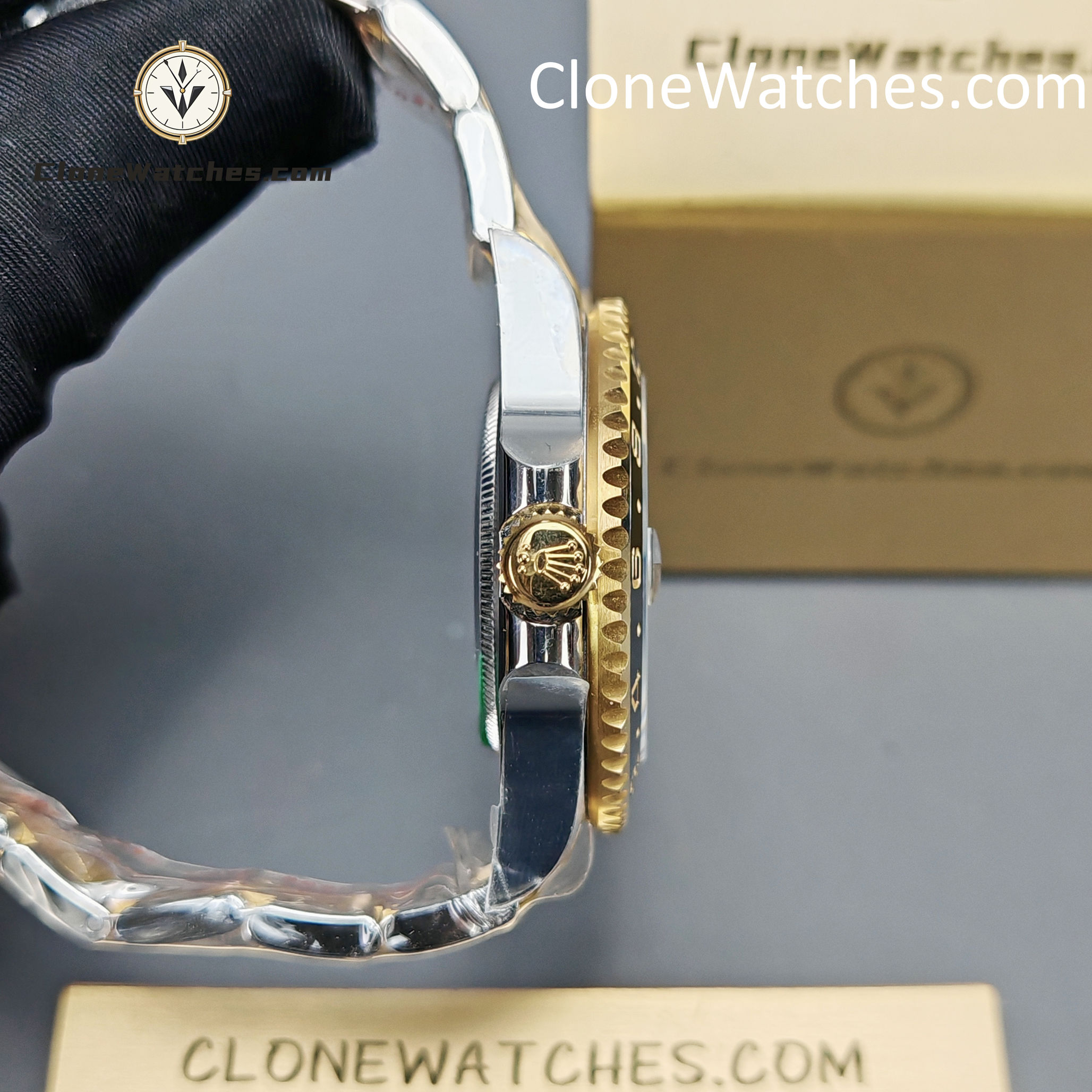 Rolex Super Clone Watches 1:1 GMT Master II 116713-LN-78203 Oyster 3186 Movement - Image 8