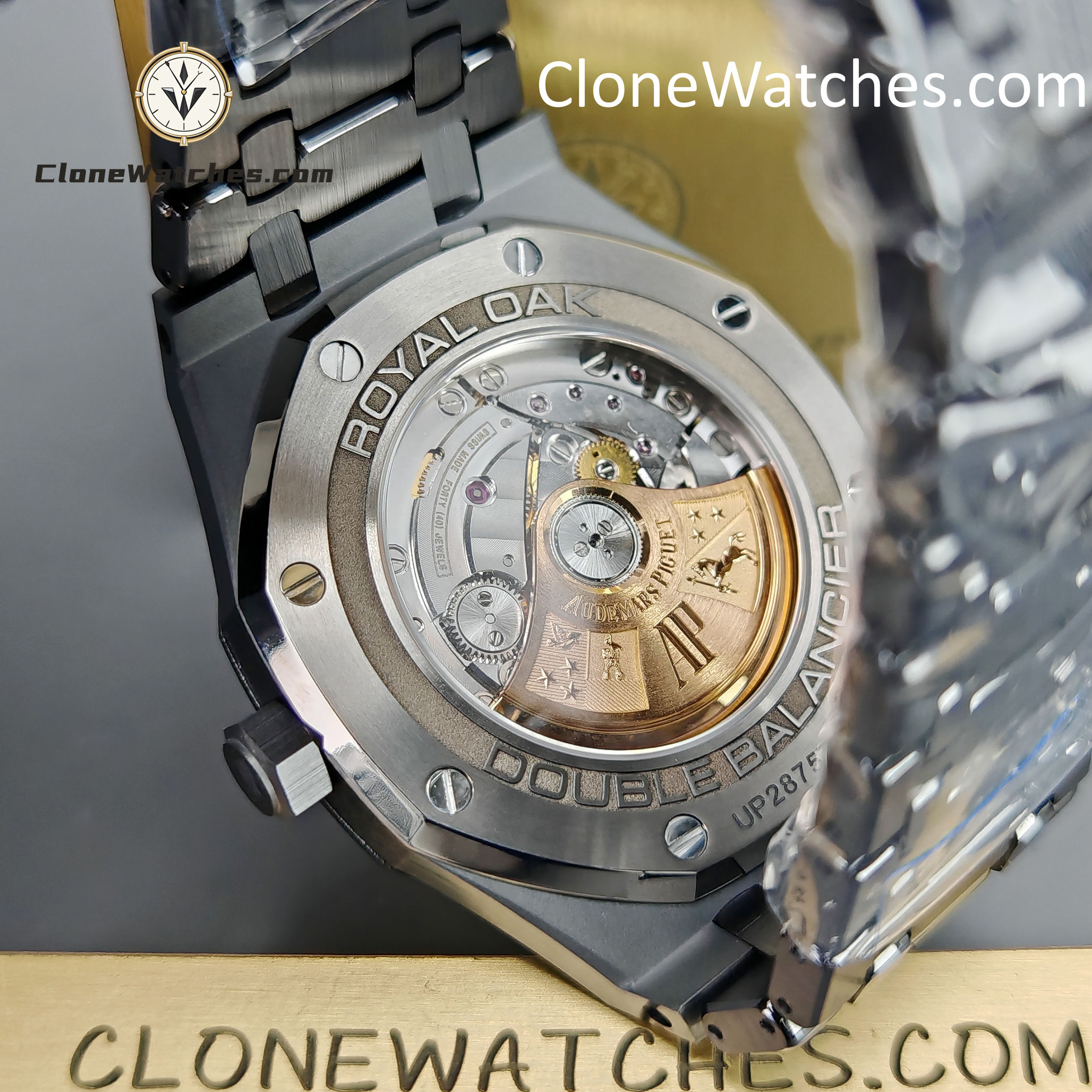 Audemars Piguet Super Clone Watches 1:1 Royal Oak 15400 Black Ceramic Black Dial - Image 11