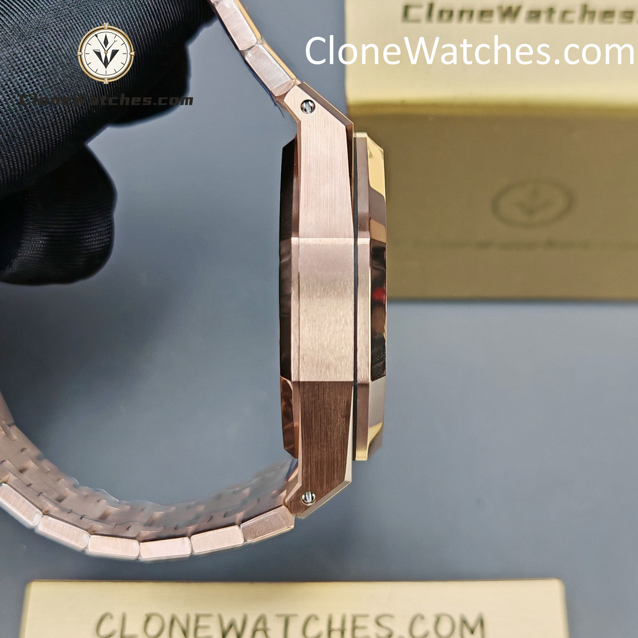Audemars Piguet Super Clone Watches 1:1 Royal Oak Brown Dial 26239OR Self-winding Chronograph - Image 9
