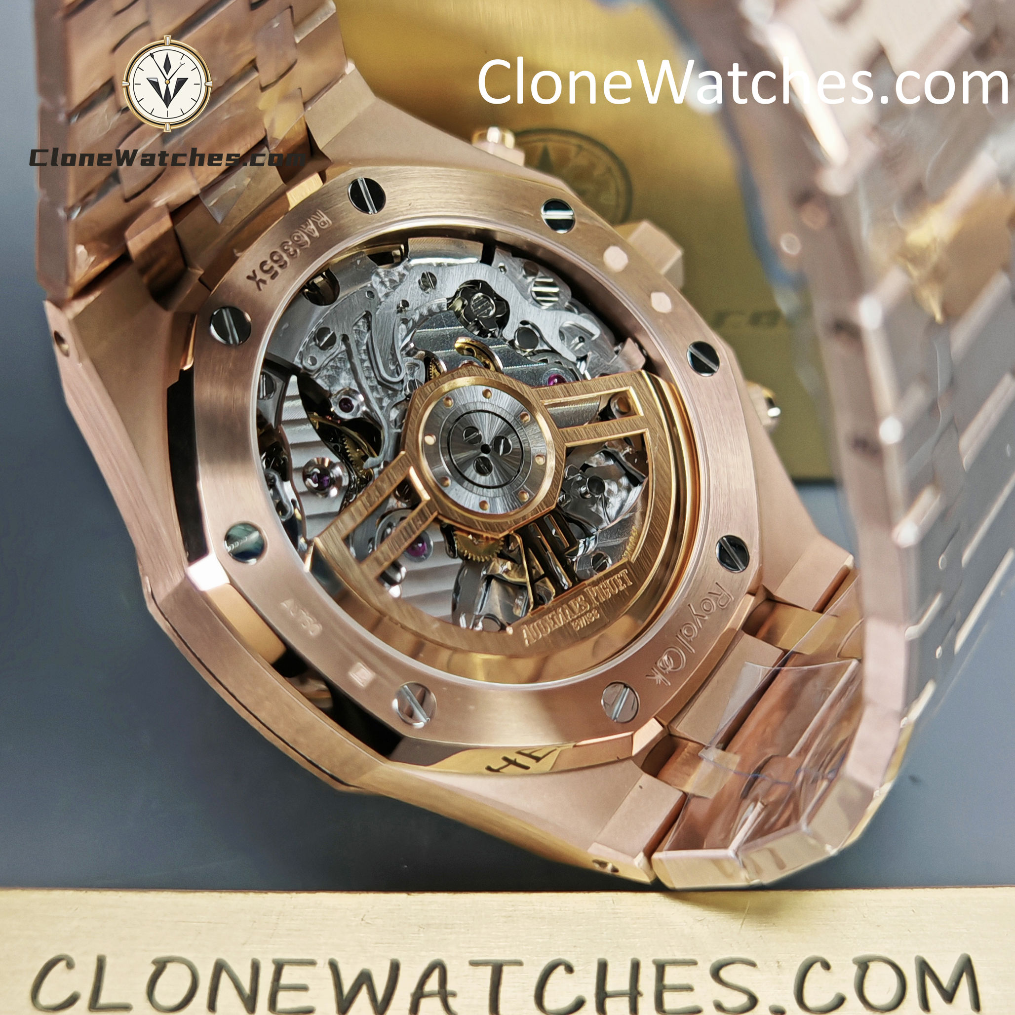 Audemars Piguet Super Clone Watches 1:1 Royal Oak Brown Dial 26239OR Self-winding Chronograph - Image 11