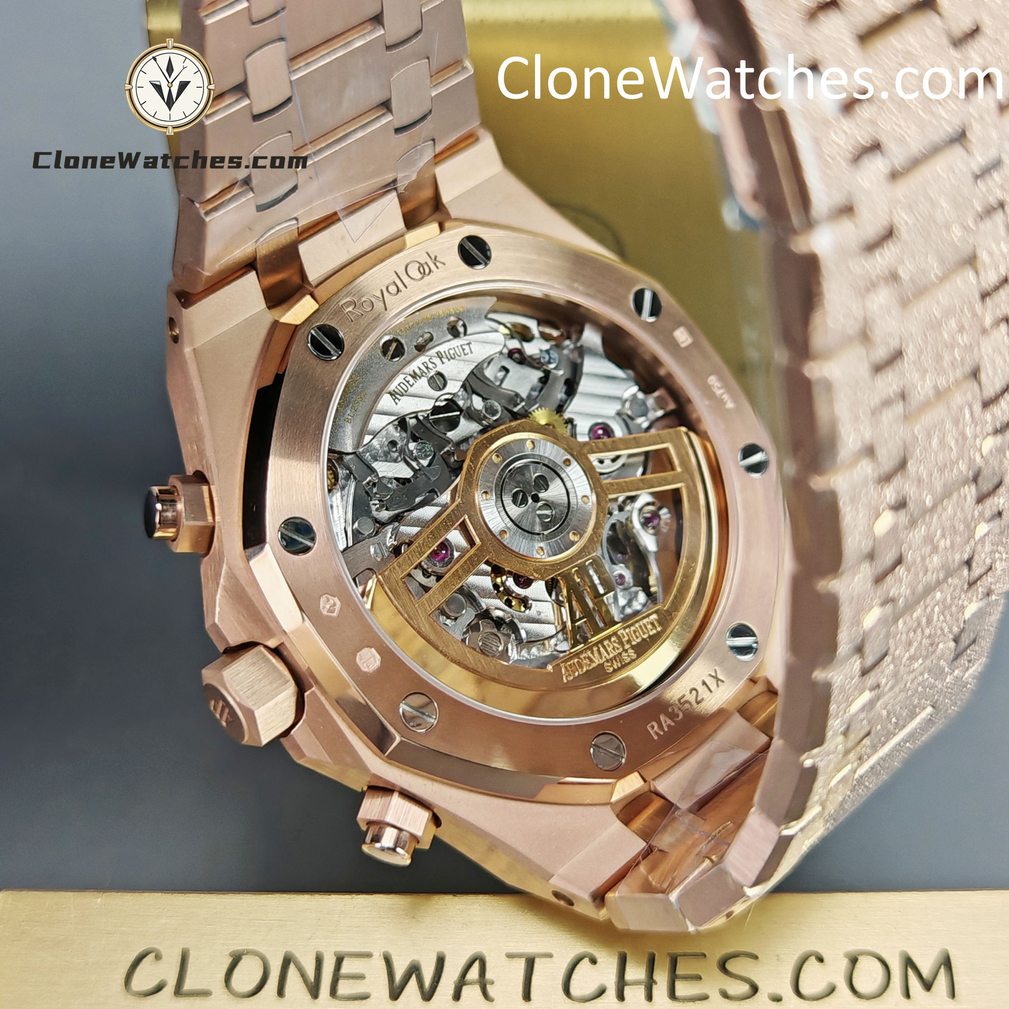 Audemars Piguet Super Clone Watches 1:1 Royal Oak Blue Dial 26239OR Selfwinding Chronograph - Image 12