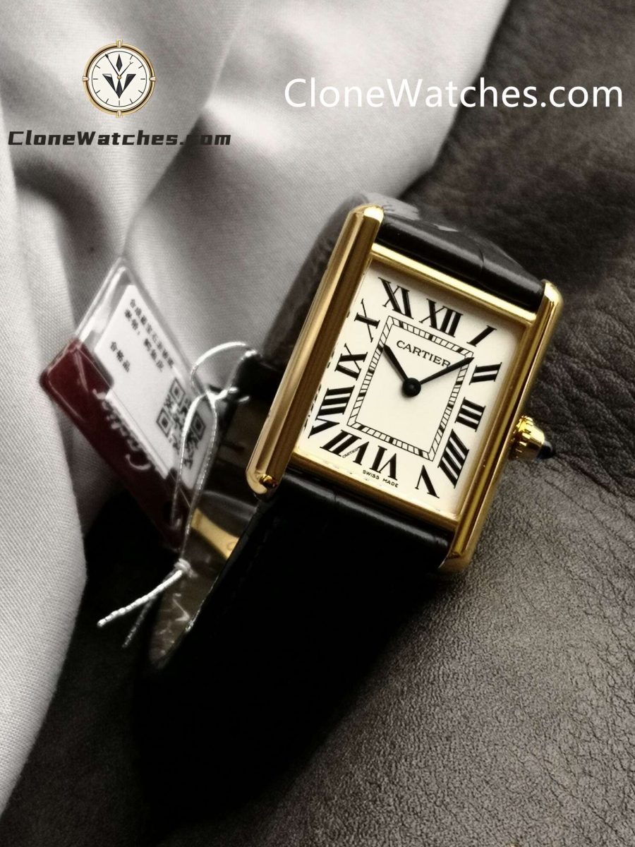 Cartier Super Clone Watches 1:1 Tank White Dial 33.7*25.5MM WGTA0067 - Image 5