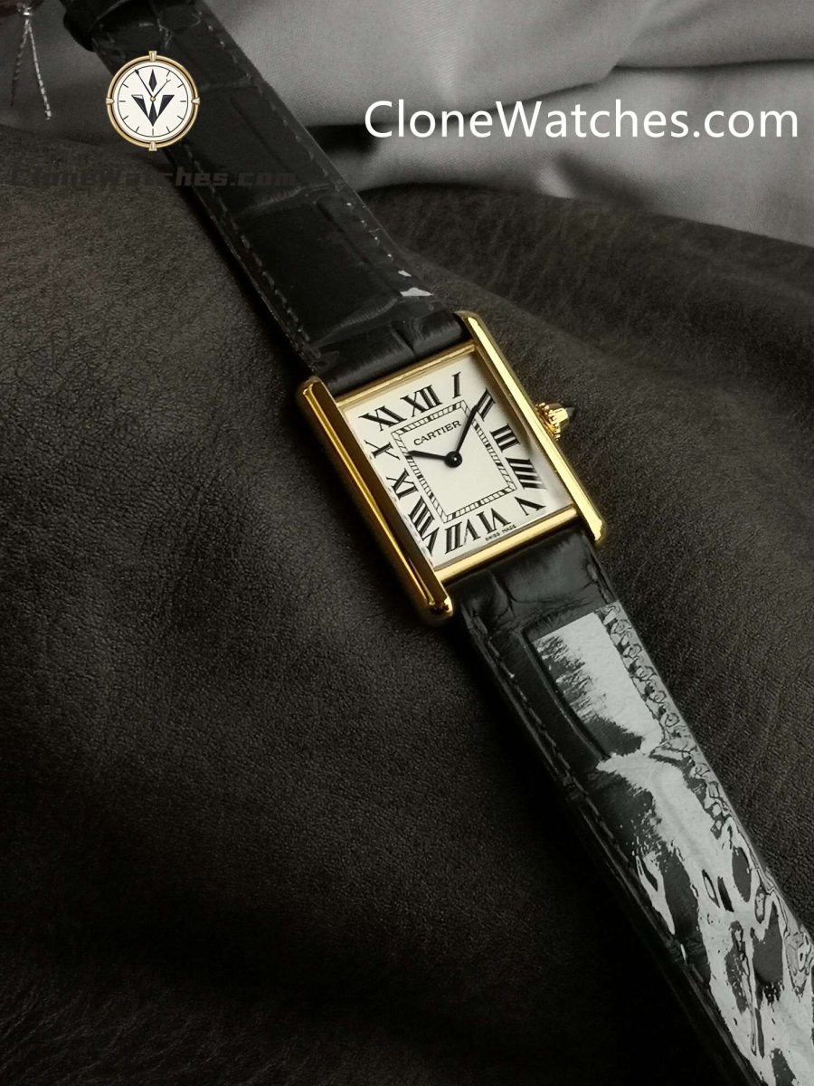 Cartier Super Clone Watches 1:1 Tank White Dial 33.7*25.5MM WGTA0067 - Image 2