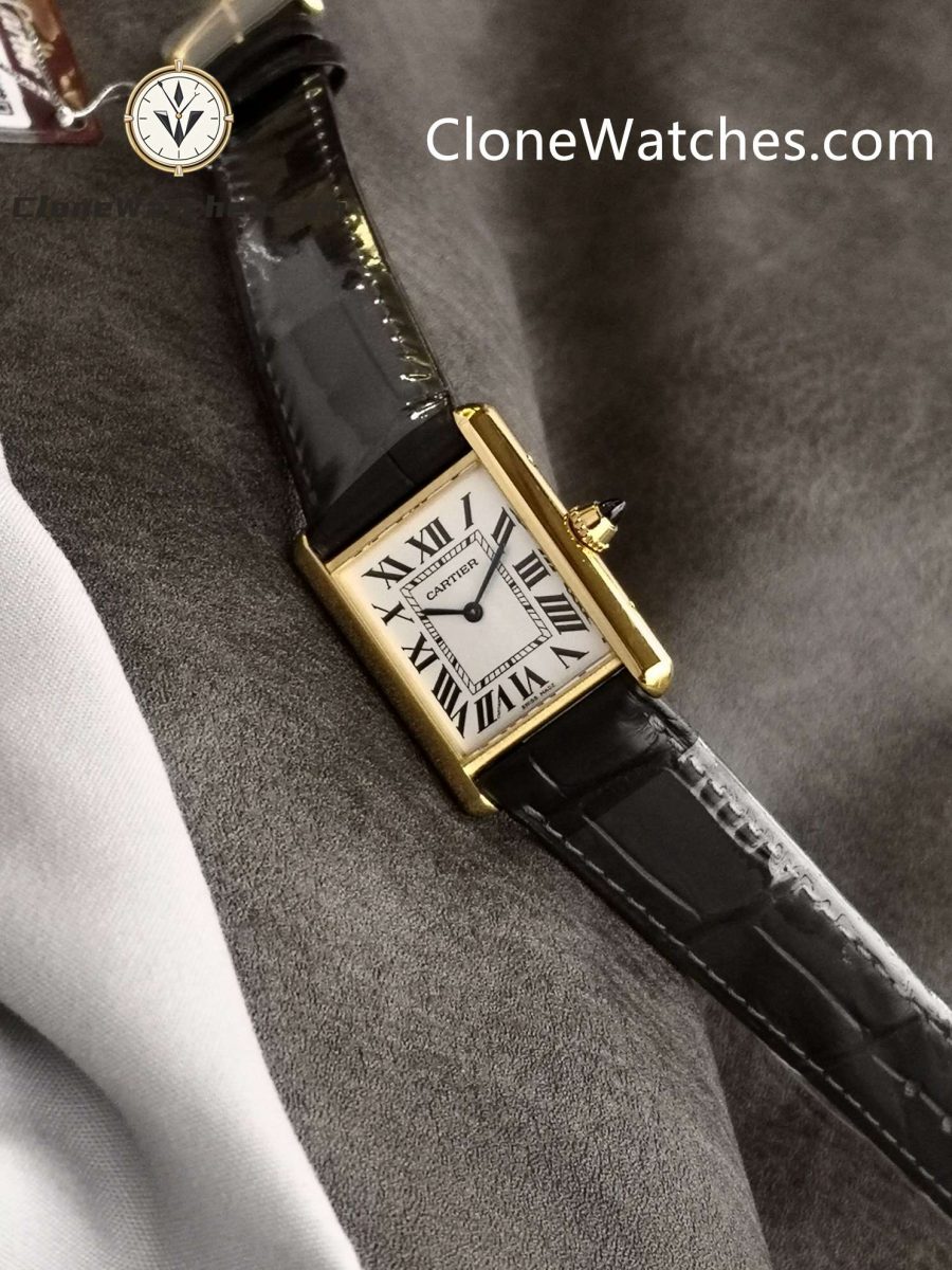 Cartier Super Clone Watches 1:1 Tank White Dial 33.7*25.5MM WGTA0067 - Image 3