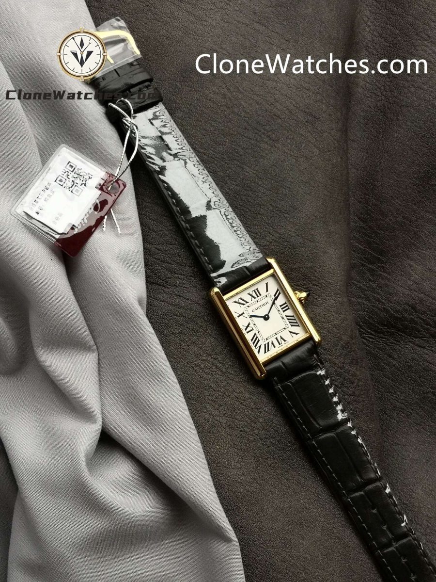 Cartier Super Clone Watches 1:1 Tank White Dial 33.7*25.5MM WGTA0067 - Image 4