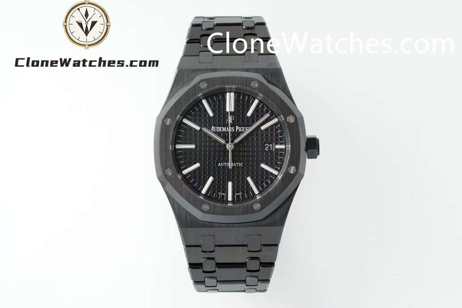 Super Clone Watches – Audemars Piguet Royal Oak 15400 Black Ceramic Black Dial