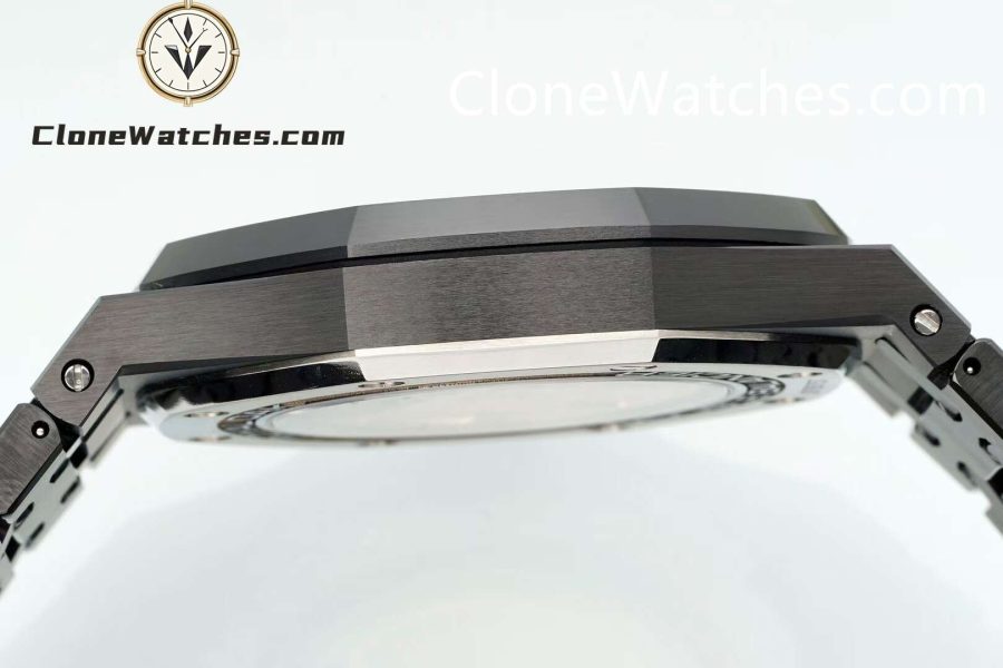 Audemars Piguet Super Clone Watches 1:1 Royal Oak 15400 Black Ceramic Black Dial - Image 7