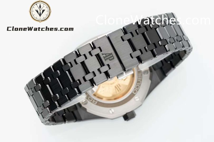 Audemars Piguet Super Clone Watches 1:1 Royal Oak 15400 Black Ceramic Black Dial - Image 2