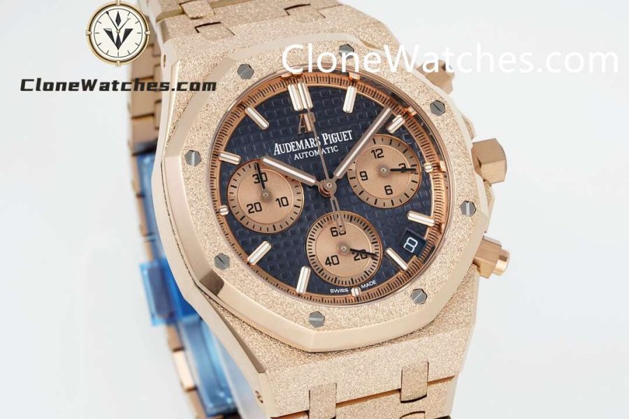 Audemars Piguet Super Clone Watches 1:1 Royal Oak Blue Dial 26239OR Selfwinding Chronograph - Image 2