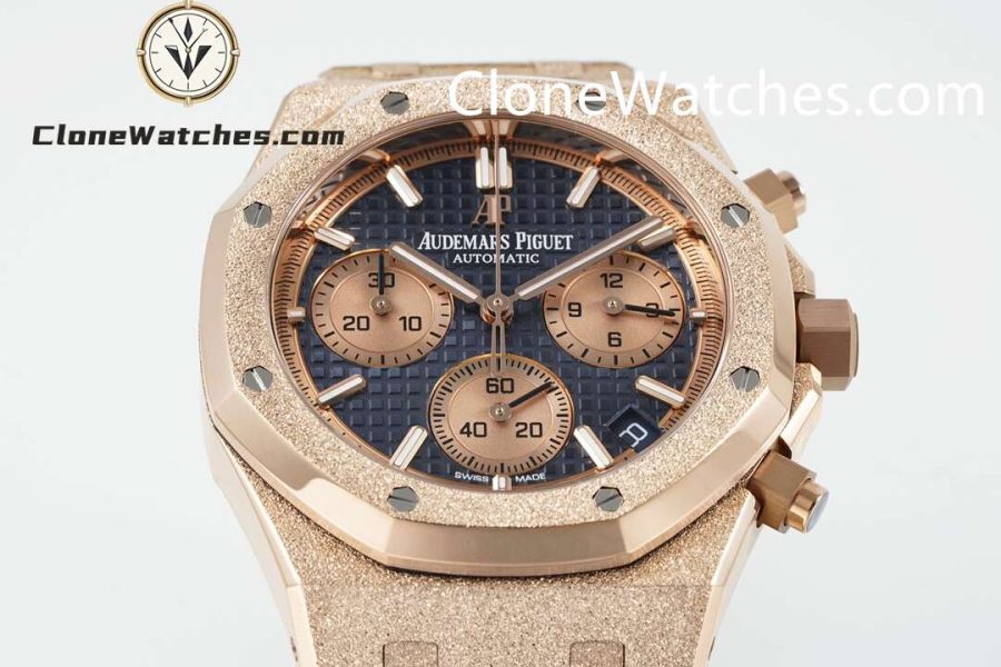 Audemars Piguet Super Clone Watches 1:1 Royal Oak Blue Dial 26239OR Selfwinding Chronograph - Image 5