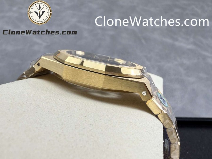Audemars Piguet Super Clone Watches 1:1 Royal Oak 18K Gold 15407 Skeleton Dial - Image 6