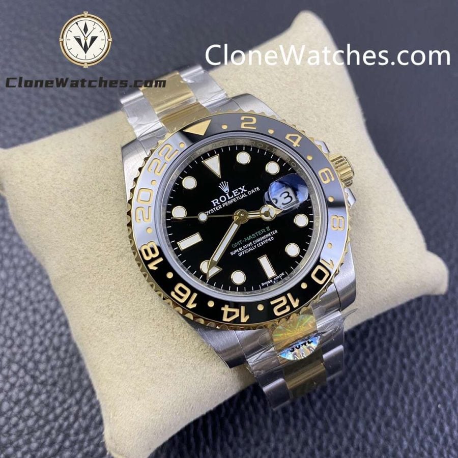 Rolex Super Clone Watches 1:1 GMT Master II 116713-LN-78203 Oyster 3186 Movement - Image 3