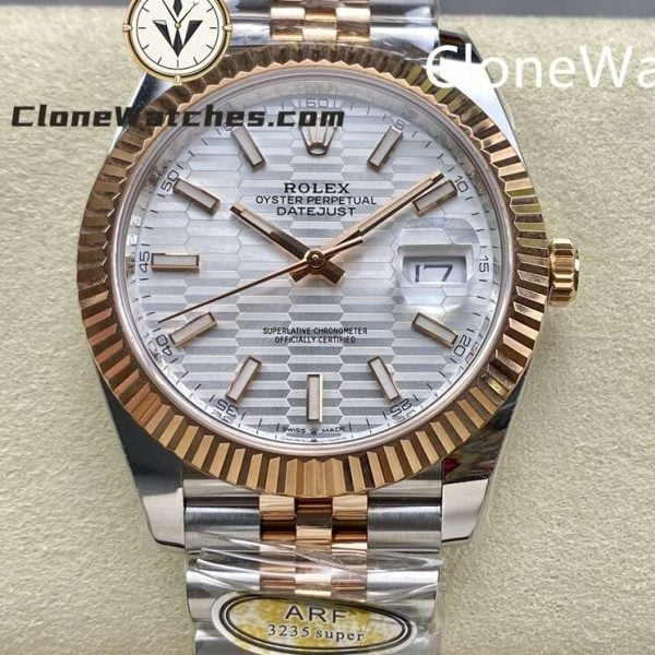 Super Clone Watches – Rolex DateJust Silver Dial m126331-0018