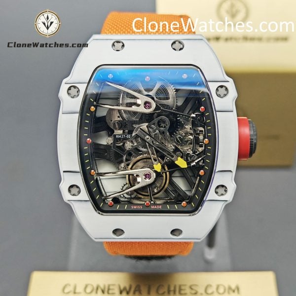 Super Clone Watches – Richard Mille RM27-02 White QTPT