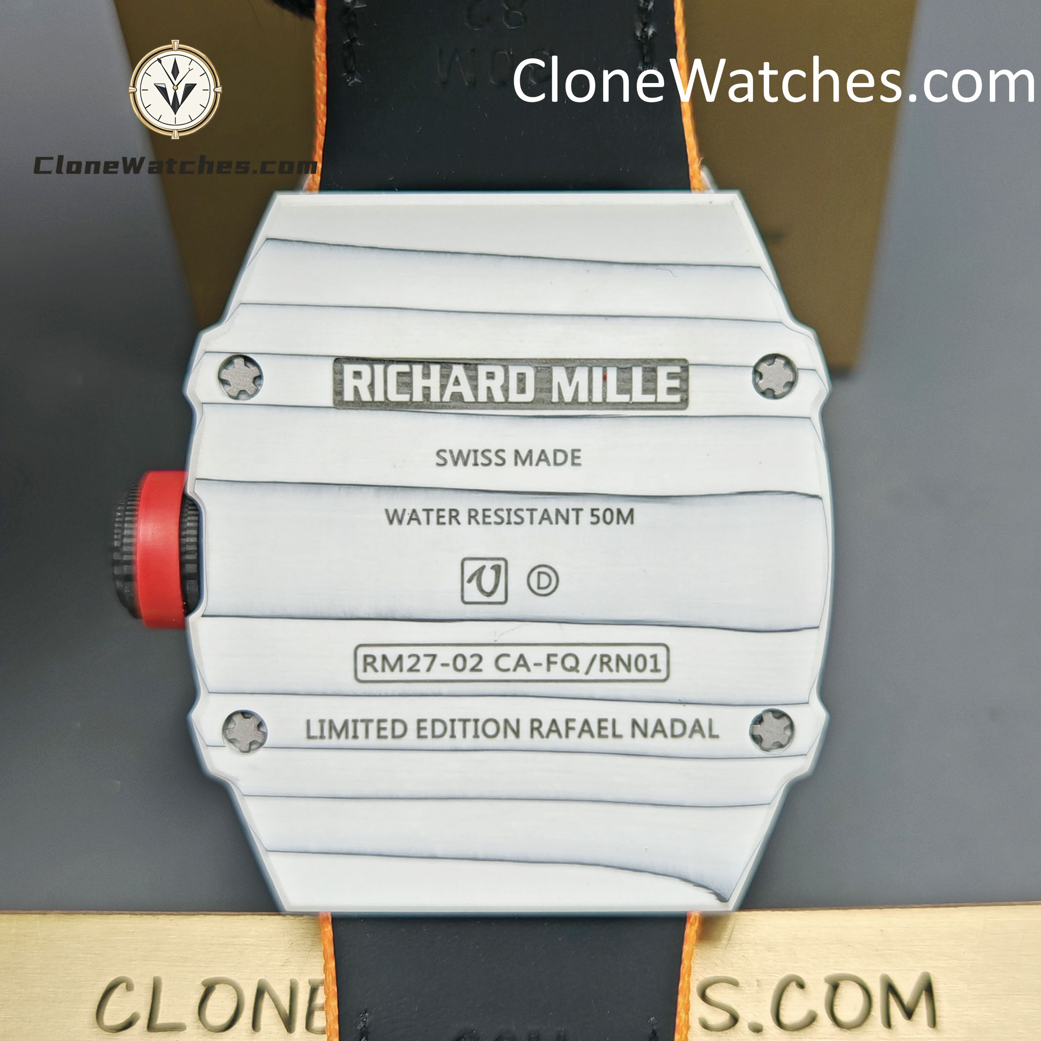 Richard Mille Super Clone Watches 1:1 RM27-02 White QTPT Rafael Nadal Tourbillon - Image 9