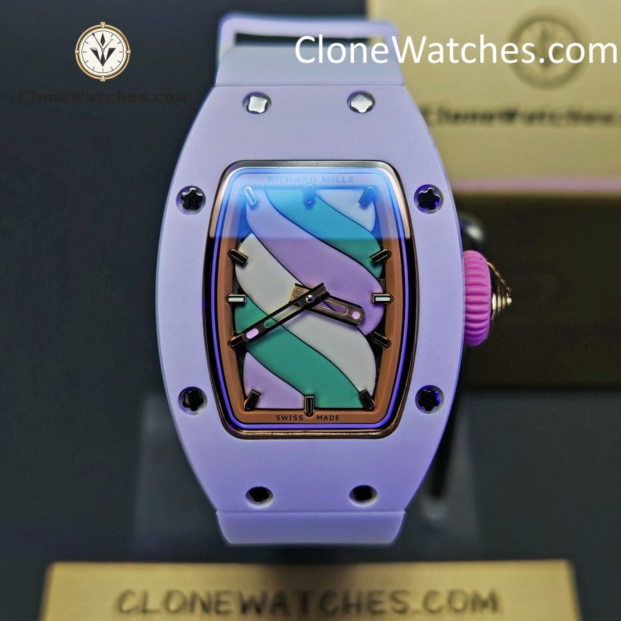 Richard Mille Super Clone Watches 1:1 RM 07-03  "Marshmallow" ATZ Ceramic/TZP White Strap - Image 2