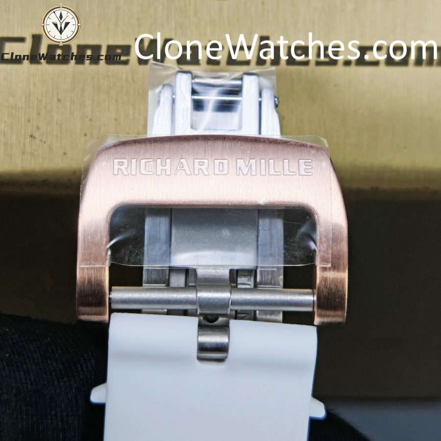 Richard Mille Super Clone Watches 1:1 RM 07-03  "Marshmallow" ATZ Ceramic/TZP White Strap - Image 13