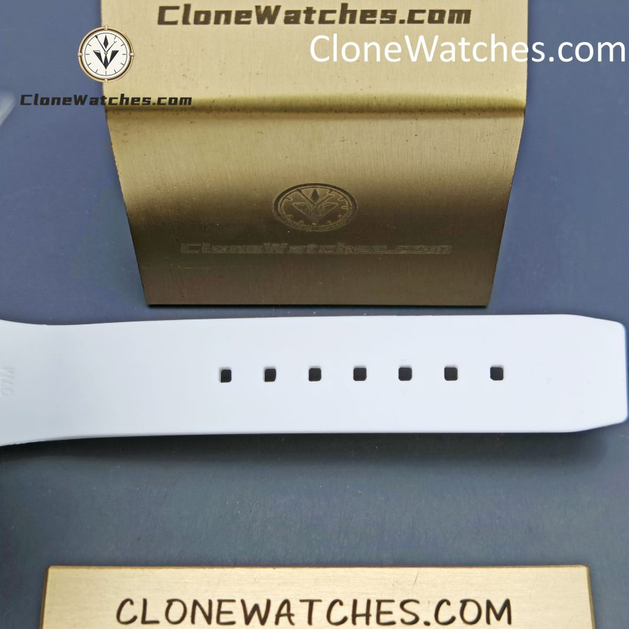Richard Mille Super Clone Watches 1:1 RM 07-03  "Marshmallow" ATZ Ceramic/TZP White Strap - Image 12